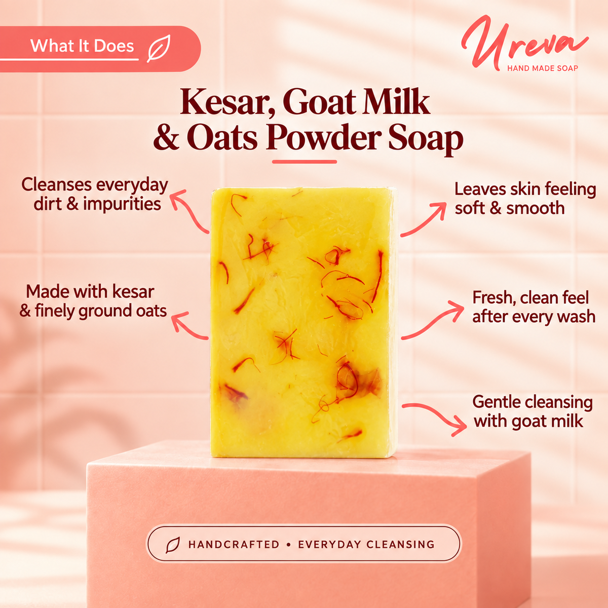 Kesar milk and ots Soaps