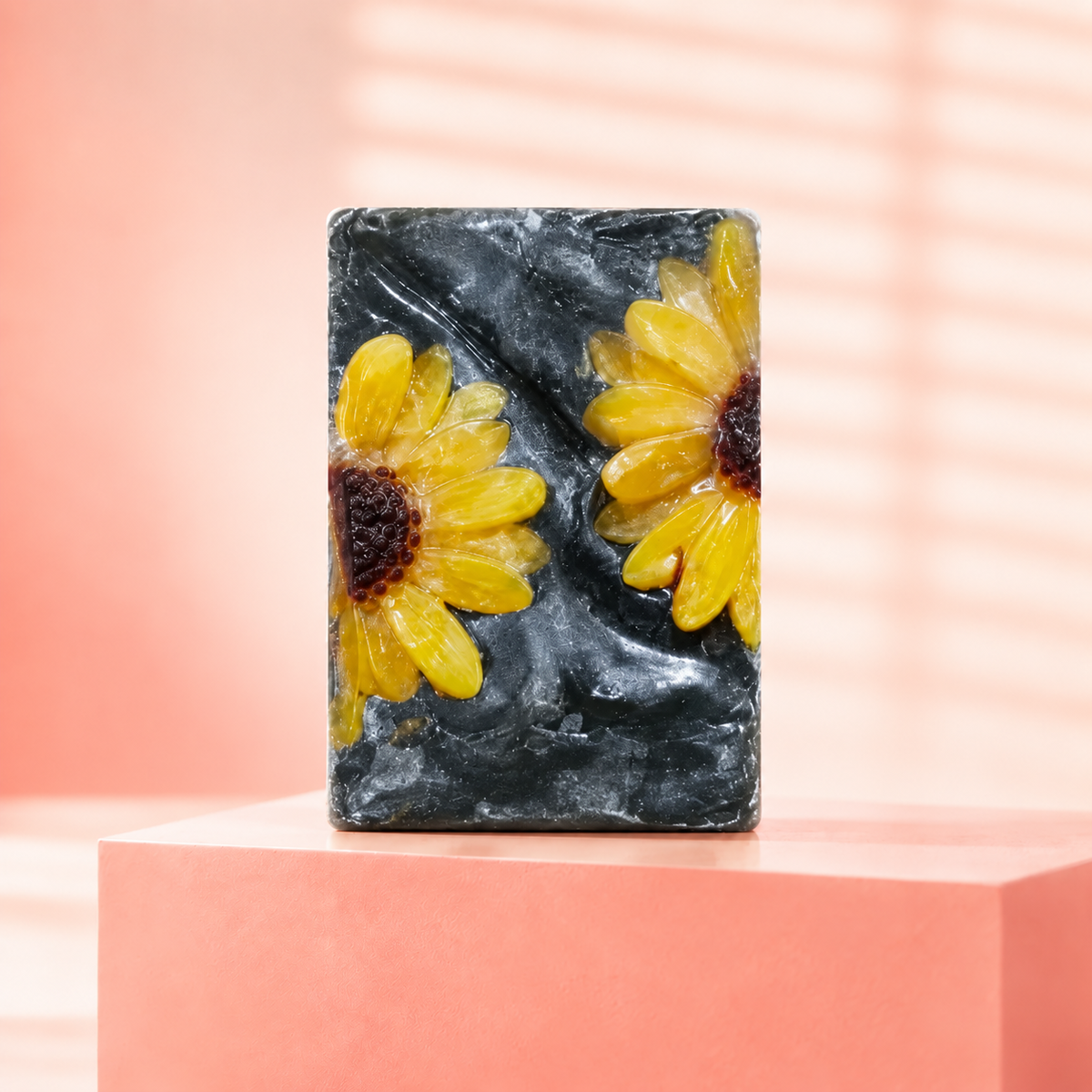 Sunflower Charcoal Soap