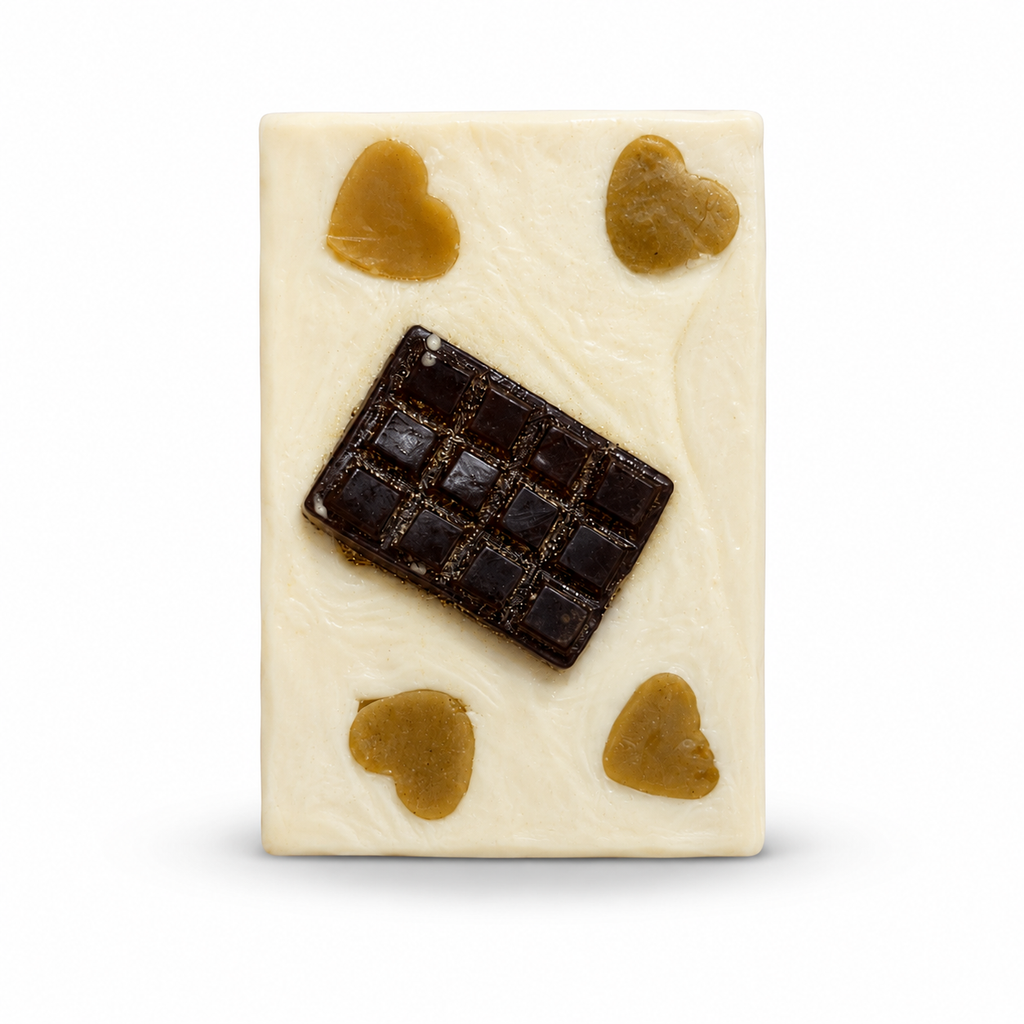 Haldi & Coffee Glow Soap – Handmade Cleansing & Exfoliating Soap